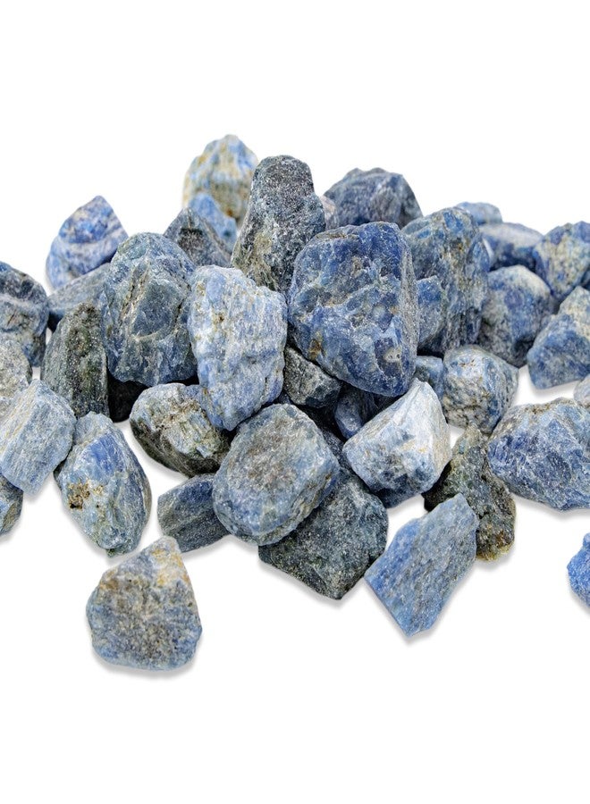 Dey Designs أحجار أباتيت زرقاء خام وزن نصف رطل - بلورات خام طبيعية للتلميع واللف السلكي وصناعة المجوهرات - أحجار تزيين النافورة - ريكي يوغا وعلاج الويكا - أحجار بكميات كبيرة - Image 4
