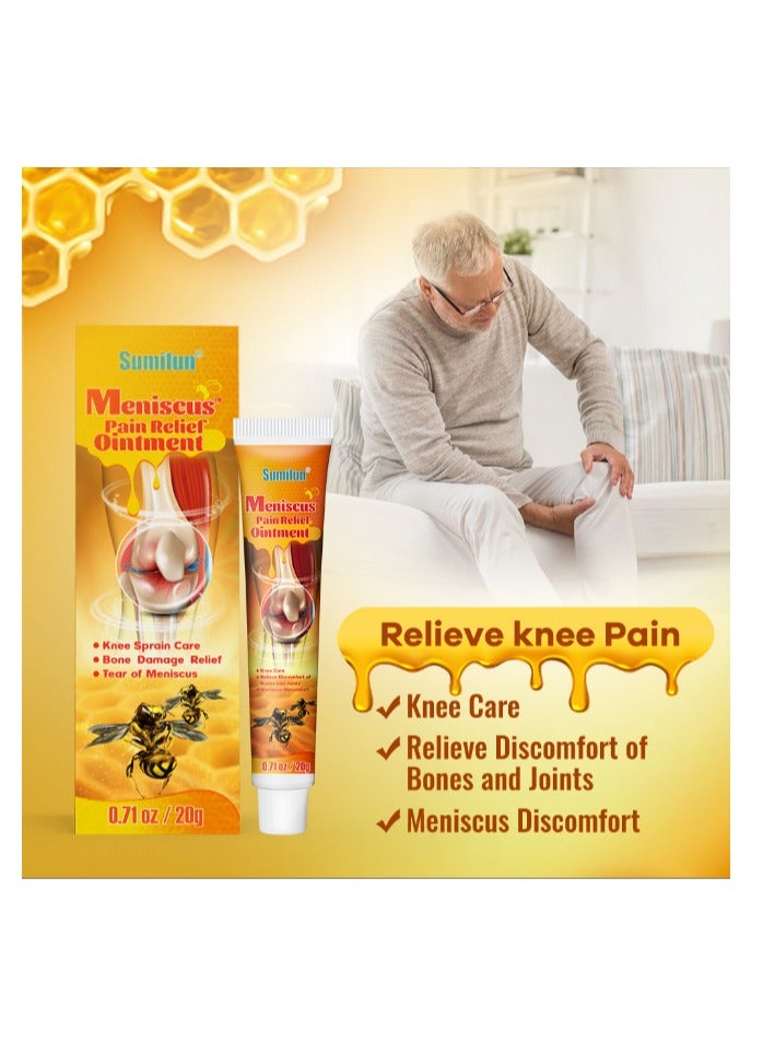 Sumifun Meniscus Pain Relief Ointment - Relieve pain in neck, shoulders, back, hips, joints, muscles, knees and feet - Image 1