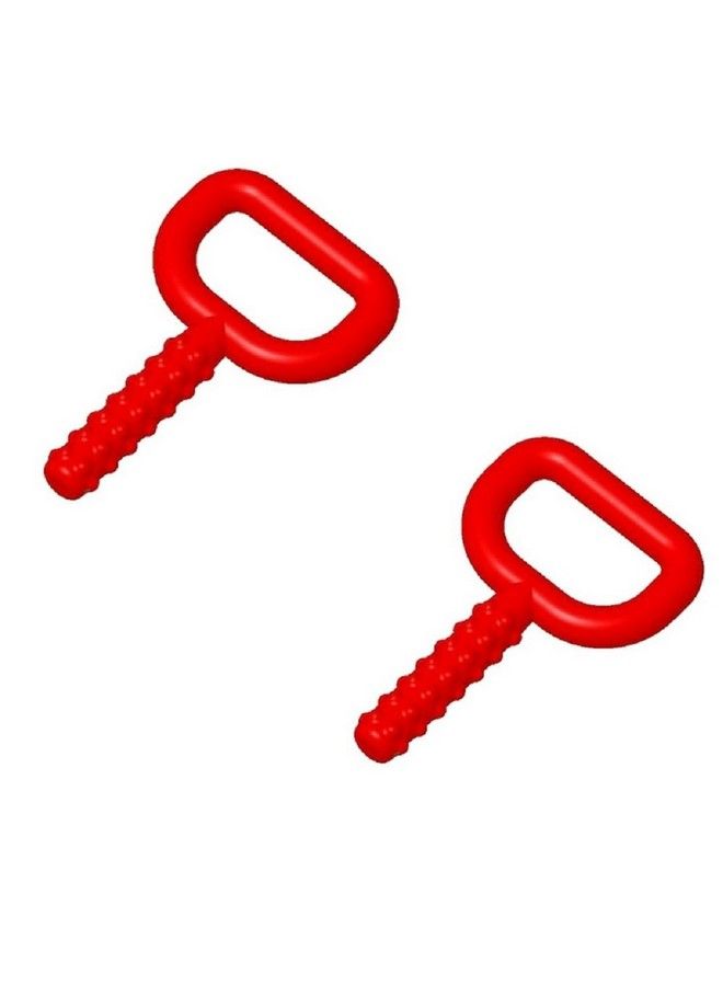 Chewy Tubes Super Chew Knobby 2 Pack Red - Image 4