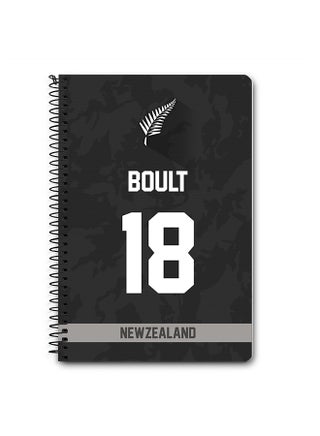 Designer A5 Spiral Notebook Memo Notepad Journal Player - Trent Boult, Jersey Number -18 (With Logo) - pzsku/ZCC4F3B0119DA909B8C91Z/45/_/1695038590/b5c6b6b0-584f-45ab-a4c2-50a3b74c66ba