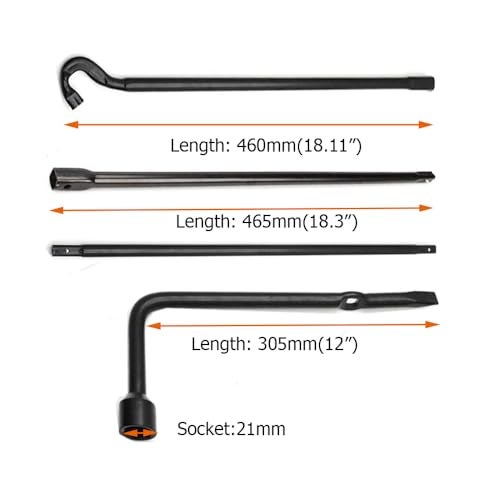 Dr.Roc عدة أدوات الإطار الاحتياطي من Dr.Roc مع مقبض رافعة الإطار الاحتياطي ومفتاح صمولة العجلات مجموعة أدوات الإطار الاحتياطي متوافقة مع تويوتا تاكوما 2005-2022 - Image 3