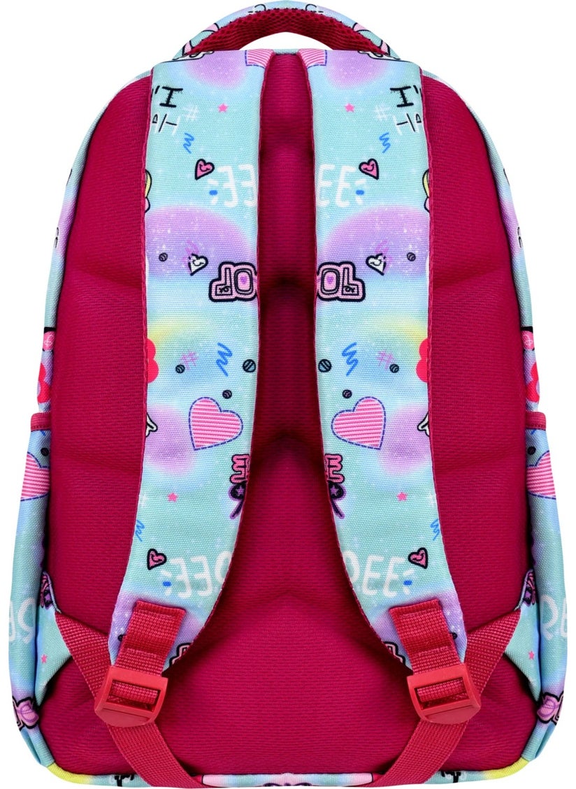 Çantaland 3-Piece Primary School Girl Patterned, Girls Lunch Box and Pencil Case School Bag  - Image 5
