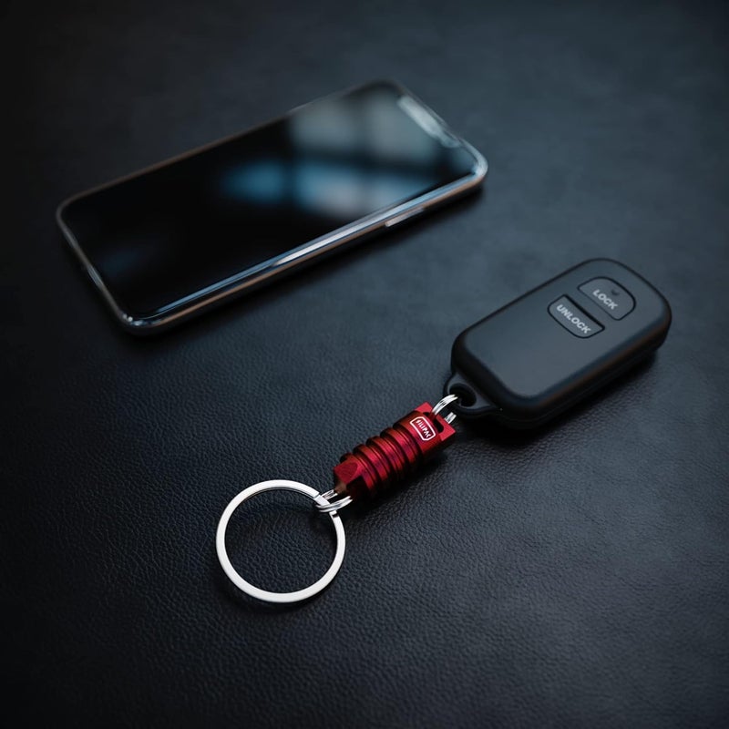 Silipac Keychain Magnetic Connector - Red EDC Mag Beads for Quick Release and Easy Access - Image 4
