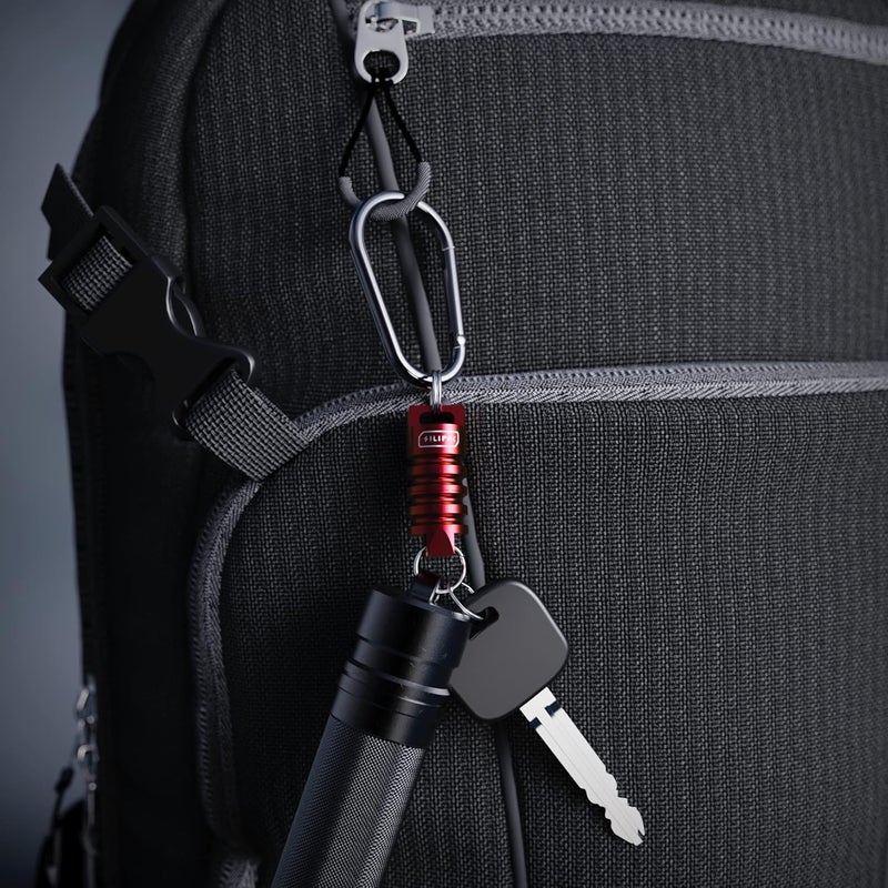 Silipac Keychain Magnetic Connector - Red EDC Mag Beads for Quick Release and Easy Access - Image 3