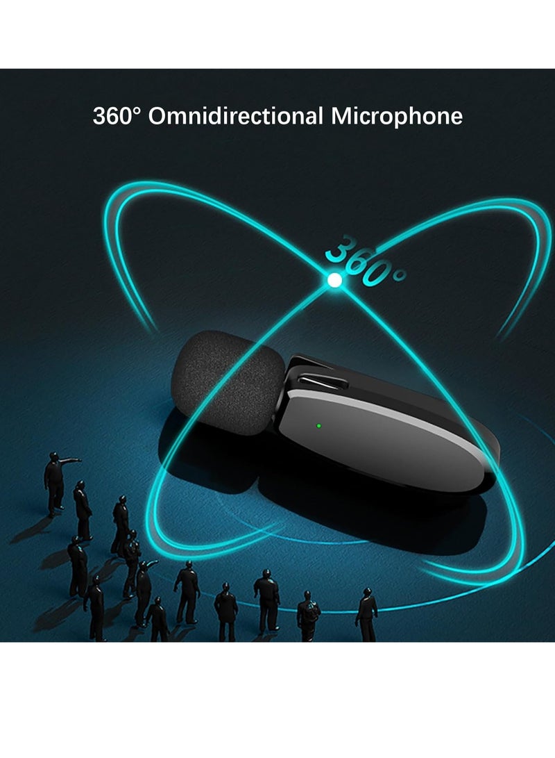 ELTRAZONE Wireless Lavalier Microphone 3 in 1 For iPhone USB C Plug and Play Intelligent Noise Reduction Mini Mic Live Streaming - Image 4