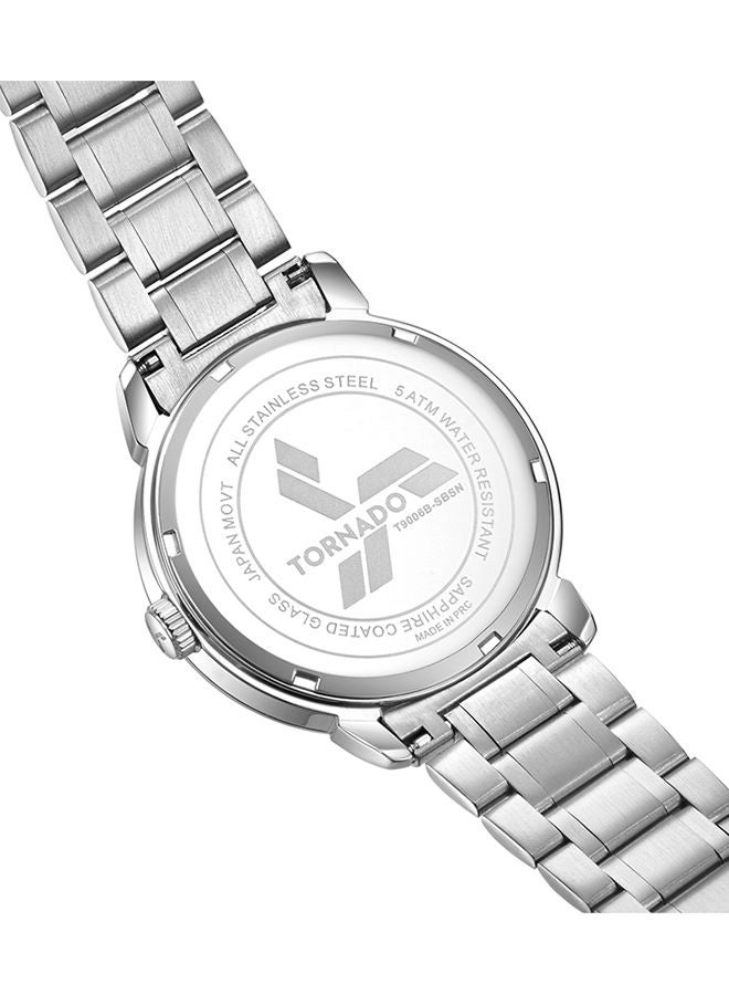 TORNADO Stainless Steel Analog Wrist Watch T9006B-SBSN - Image 4