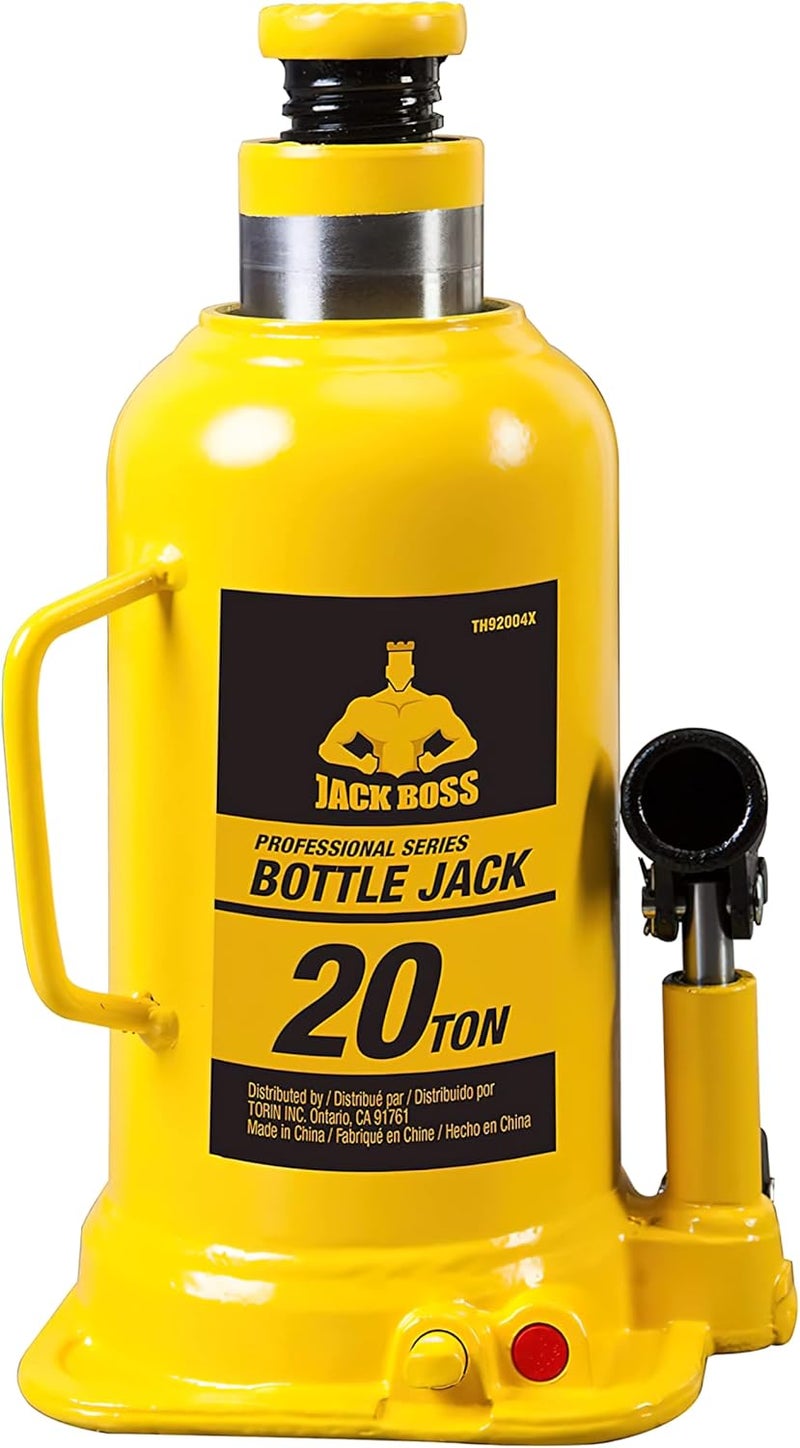 TORIN 20 Ton (40,000 LBs) Capacity Hydraulic Welded Bottle Jack, TH92004X - Image 1