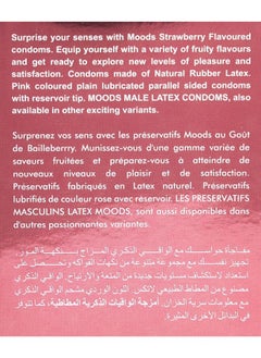 Moods Strawberry Condoms 12 Pieces  - Image 5