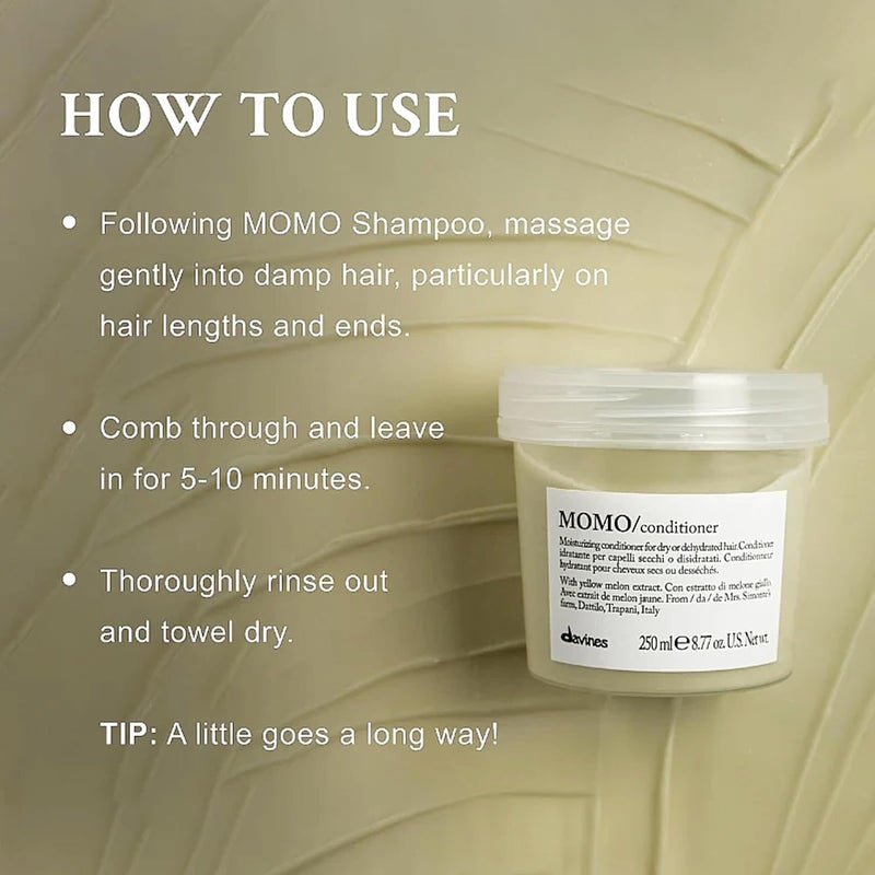 Davines MoMo Conditioner for Dry and Dehydrated Hair - 250 ml - Image 3