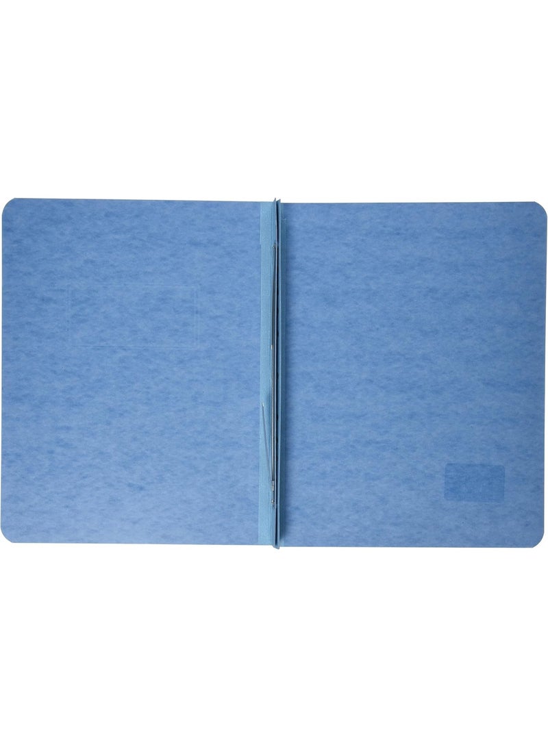 ACCO Pressboard Report Cover, Side Bound, Tyvek Reinforced Hinge, 8.5 Inch Centers, 3 Inch Capacity, Letter Size, Light Blue (A7025972A)