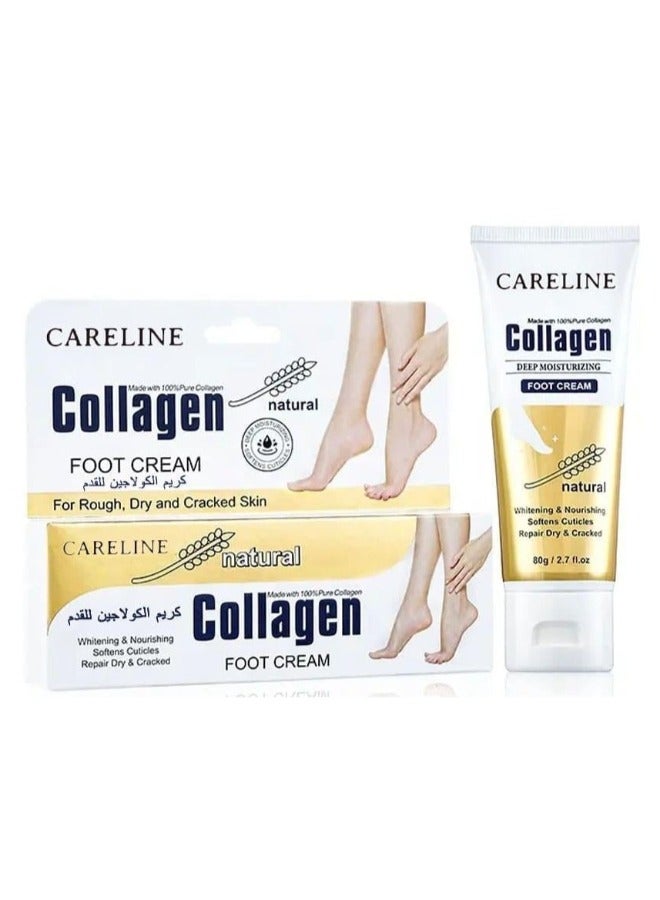 Careline Collagen Foot Cream  80 Gram - Image 1
