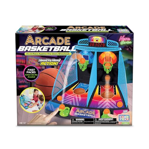 Game Zone Arcade Basketball Fastpaced and Interactive Tabletop Multiplayer Game for Ages 6 Combines Skill HandEye Coordination Perfect for Both Indoor and Outdoor Use - Image 1