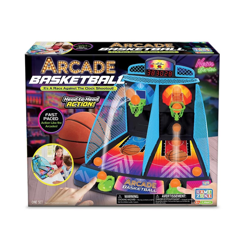 Game Zone Arcade Basketball Fastpaced and Interactive Tabletop Multiplayer Game for Ages 6 Combines Skill HandEye Coordination Perfect for Both Indoor and Outdoor Use - Image 3