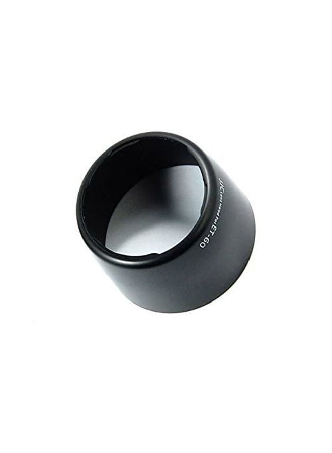 JJC غطاء عدسة بايونت LH-60 لكاميرات كانون EF 75-300mm f/4-5.6 III EF 75-300mm f/4-5.6 III USM EF-S 55-250mm f/4-5.6 IS EF-S 55-250mm f/4-5.6 IS II بديل كانون ET-60 - Image 2