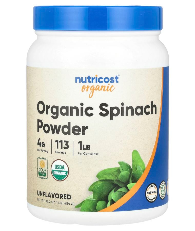 Organic Spinach Powder Unflavored 16.2 oz (454 g)