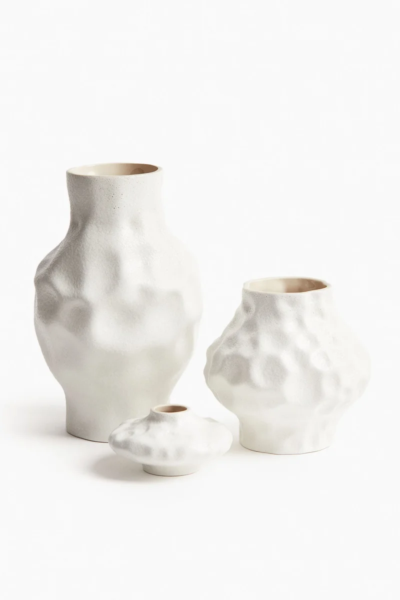 اتش اند ام مزهرية صغيرة من الفخار