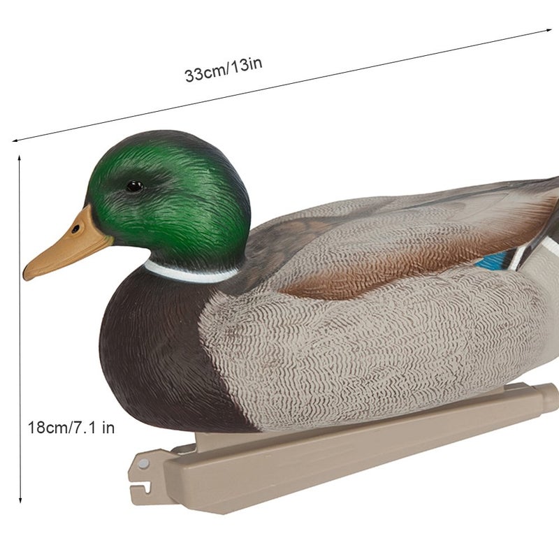 Riorand Highly Realistic Plastic Male Duck Garden Decor Hunting Decoy - Image 2