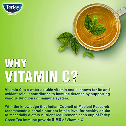 Tetley Green Tea Reviving Mango, 25 Tea Bag - Image 4