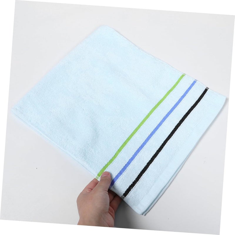 3 قطع من مناديل القطن الناعمة ذات القدرة العالية على الامتصاص، مناسبة لتجفيف الوجه واليدين بسرعة، للاستخدام في الحمام - Image 4
