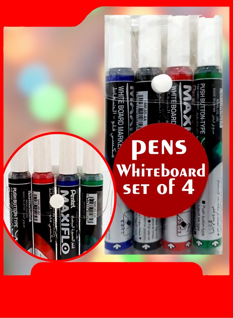 Whiteboard pens, set of 4