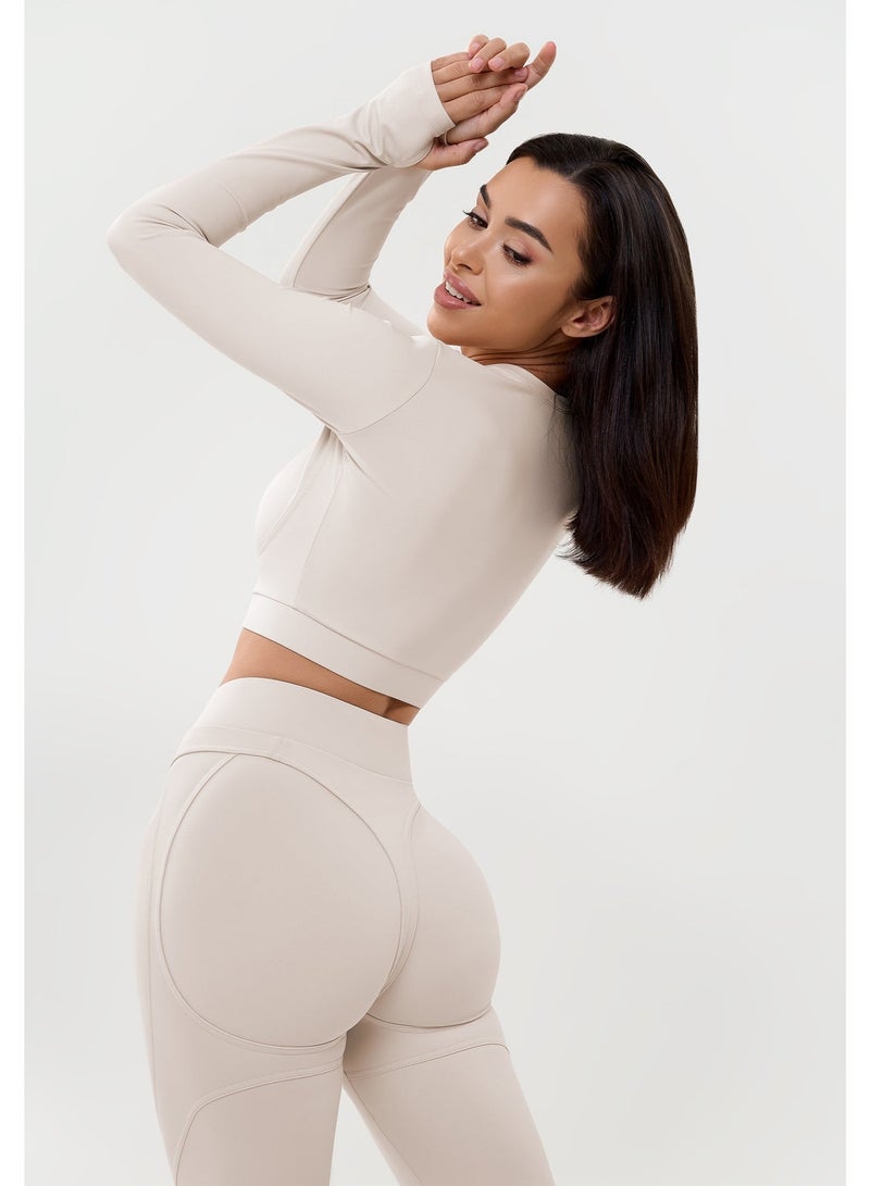 Bona Fide Workout Tops for Women - Short/Long Sleeve Compression Shirt - Breathable Tight Crop Top for Gym, Running, Yoga - Image 4