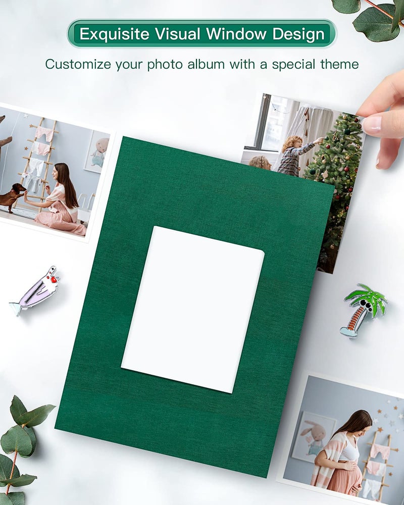 Popotop Photo Album 4x6-100 Photos Photo Books with 100 Vertical Pockets Linen Cover Albums for Family Wedding Anniversary Baby Vacation Pictures - Image 3