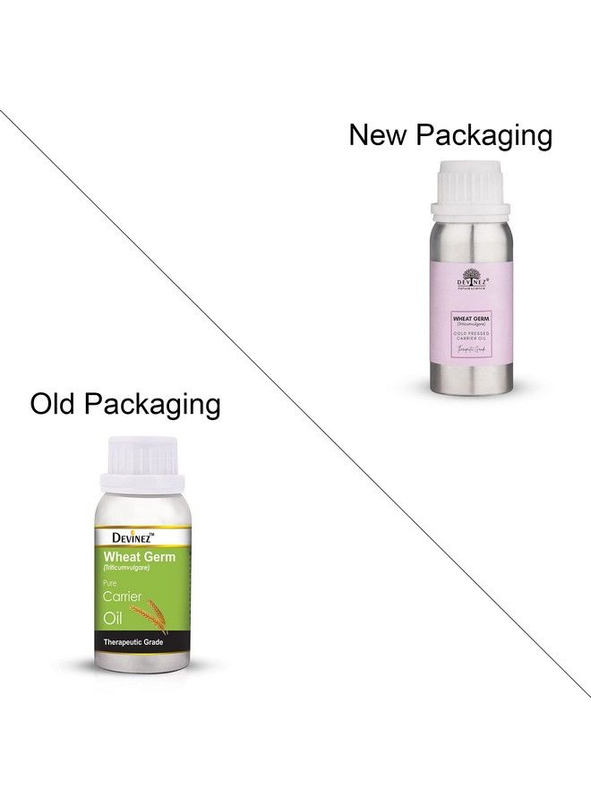 Devinez Wheat Germ Coldpressed Oil 100Ml 100% Pure Natural & Undiluted Antioxidant And Antiaging Properties Skin Care Signs Of Aging Stimulating Cognition Eliminating Acne Strengthening The Hair - Image 3