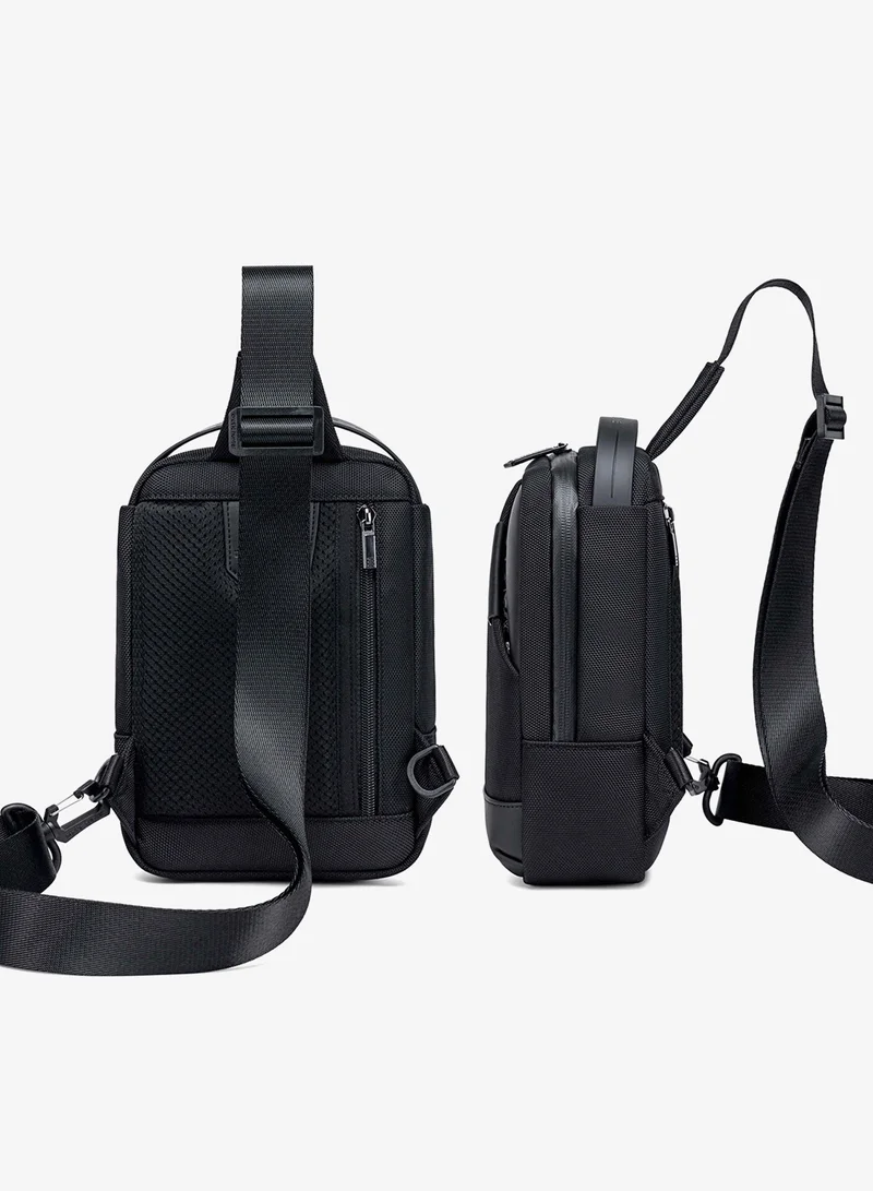 Arctic Hunter  Unisex Sling Bag Water Resistant Stylish Anti-Theft Shoulder Side Bag for Men and Women with iPad Shockproof Compartment, XB00693, Black  | Best Price UAE