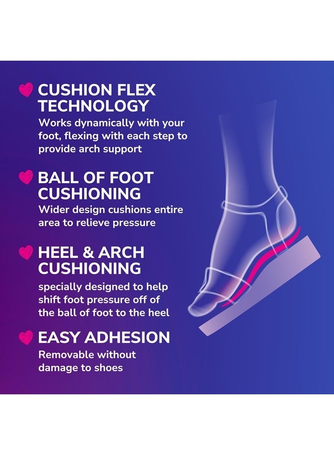 Dr. Scholl's Love Your Heels & Wedges 3/4 Length Insoles, All-Day Comfort for High Heeled Shoes, Relieve & Prevent Shoe Discomfort, Absorbs Shock, Arch Support, No-Show Discreet Insert, 1 Pair  - Image 5