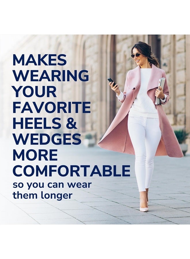 Dr. Scholl's Love Your Heels & Wedges 3/4 Length Insoles, All-Day Comfort for High Heeled Shoes, Relieve & Prevent Shoe Discomfort, Absorbs Shock, Arch Support, No-Show Discreet Insert, 1 Pair  - Image 3