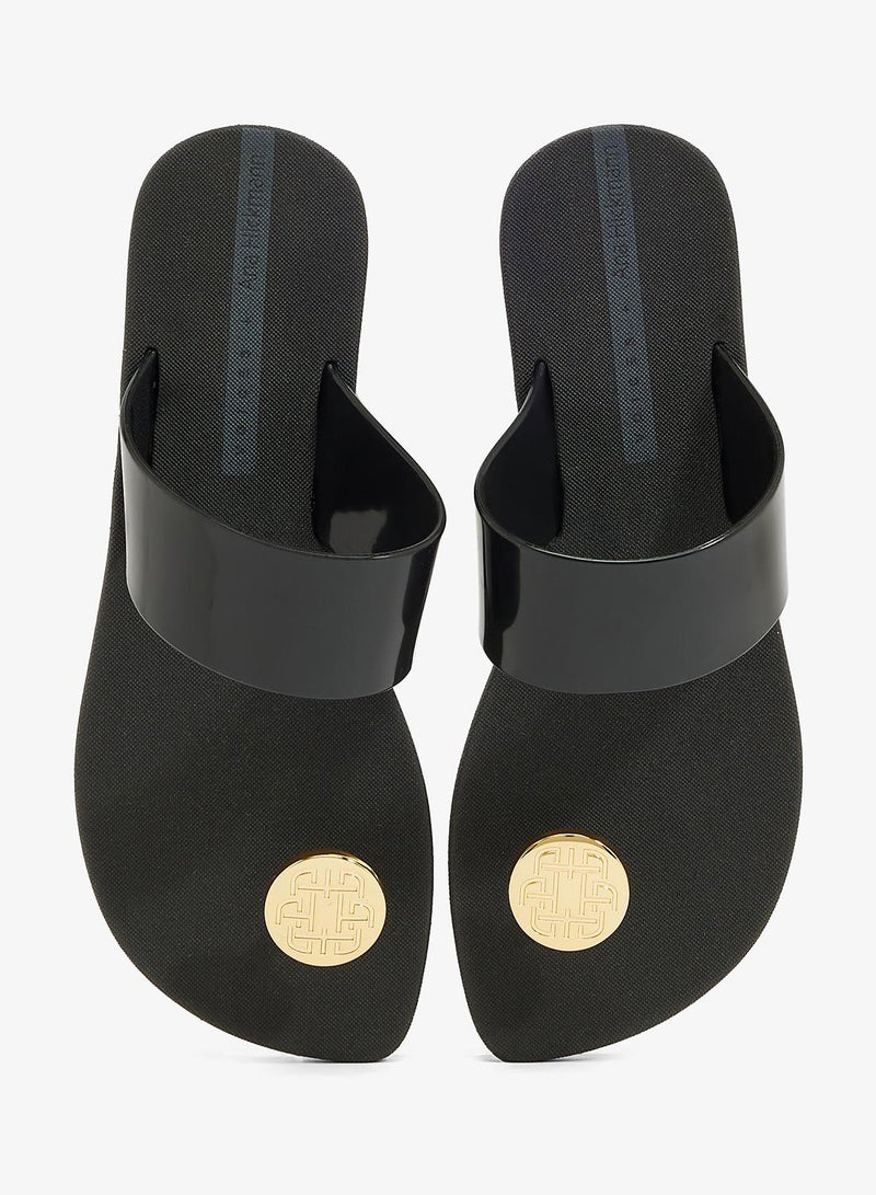 Voices Look Me Metal Women'S Single Strap Sandals - Black - Image 4