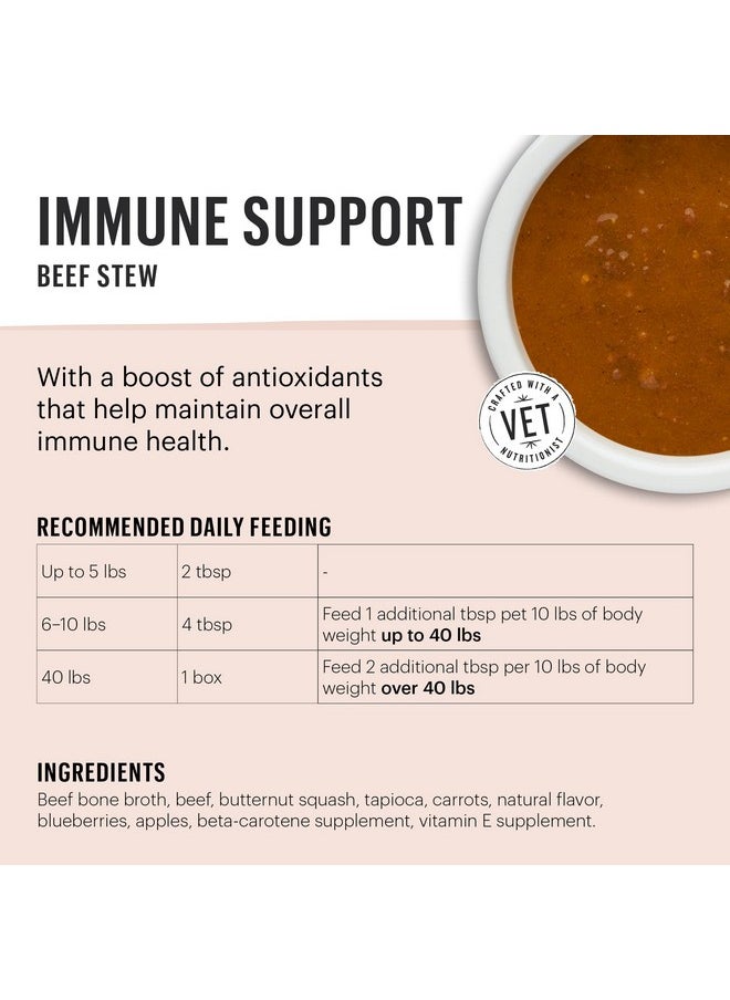 the honest kitchen Functional Pour Overs: Immune Support  Beef Stew Dog Food Topper, 5.5 Oz X12  - Image 3