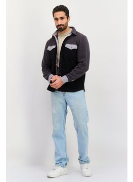 Avalanche Men Sportswear Fit Long Sleeves Outdoor Jacket Shirt, Grey  - Image 2