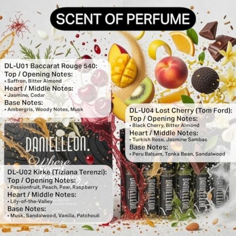 Daniel Leon DL-UP1 Unisex Perfume Pack | 6 x 5ml | Inspired Fragrances | Long-Lasting | Travel Size | Premium Collection - Image 4