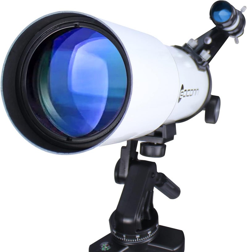 EACONN Telescopes for Adults Astronomy, 80mm Aperture 600mm Refractor Telescope for Kids & Beginners, Compact and Portable Travel Telescopio with Backpack - Image 3