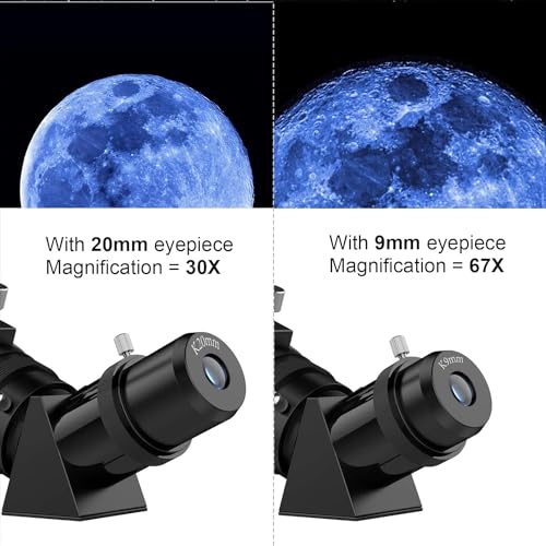 EACONN Telescopes for Adults Astronomy, 80mm Aperture 600mm Refractor Telescope for Kids & Beginners, Compact and Portable Travel Telescopio with Backpack - Image 4