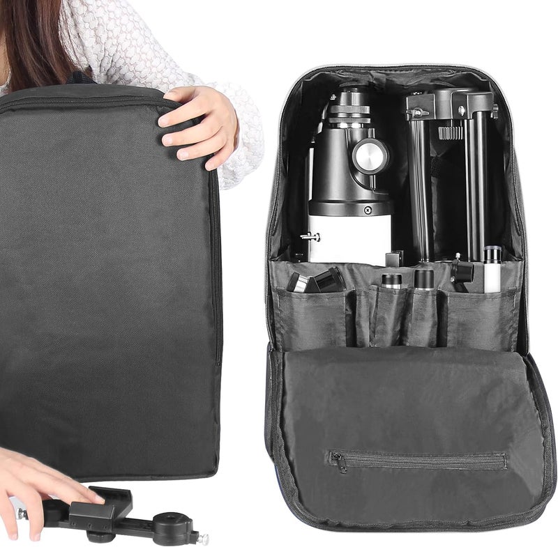 EACONN Telescopes for Adults Astronomy, 80mm Aperture 600mm Refractor Telescope for Kids & Beginners, Compact and Portable Travel Telescopio with Backpack - Image 5