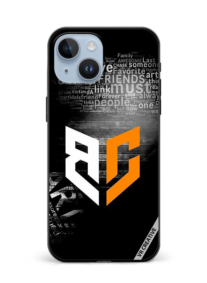 VR CREATIVE Protective Case Cover For Apple iPhone 15 Bg Logo Design Multicolour - Image 1