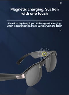 M MIAOYAN New sunglasses bluetooth smart headset glasses sun protection eye protection sunglasses bluetooth wireless headset glasses  - Image 3