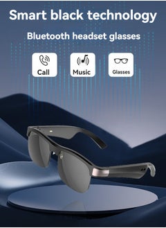 M MIAOYAN New sunglasses bluetooth smart headset glasses sun protection eye protection sunglasses bluetooth wireless headset glasses  - Image 1