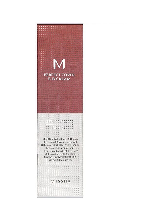 Missha M Perfect Cover BB Cream With SPF 42 PA+++ No. 21 Light Beige - Image 5