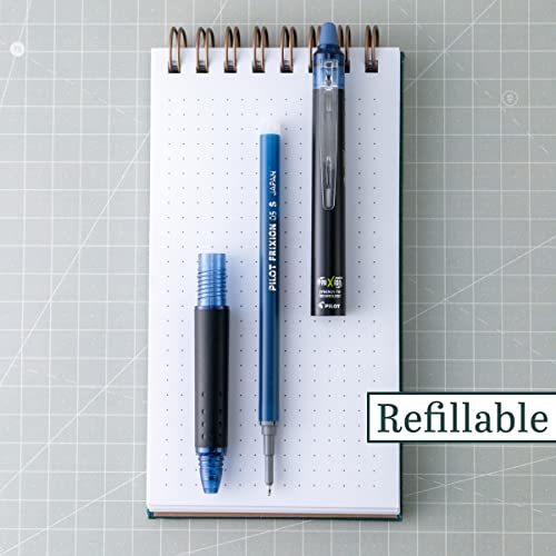 PILOT Frixion Point Synergy Clicker Retractable & Erasable Gel Ink Pens, 0.5mm Extra Fine Point, Assorted Colors, 3-pack - Image 3