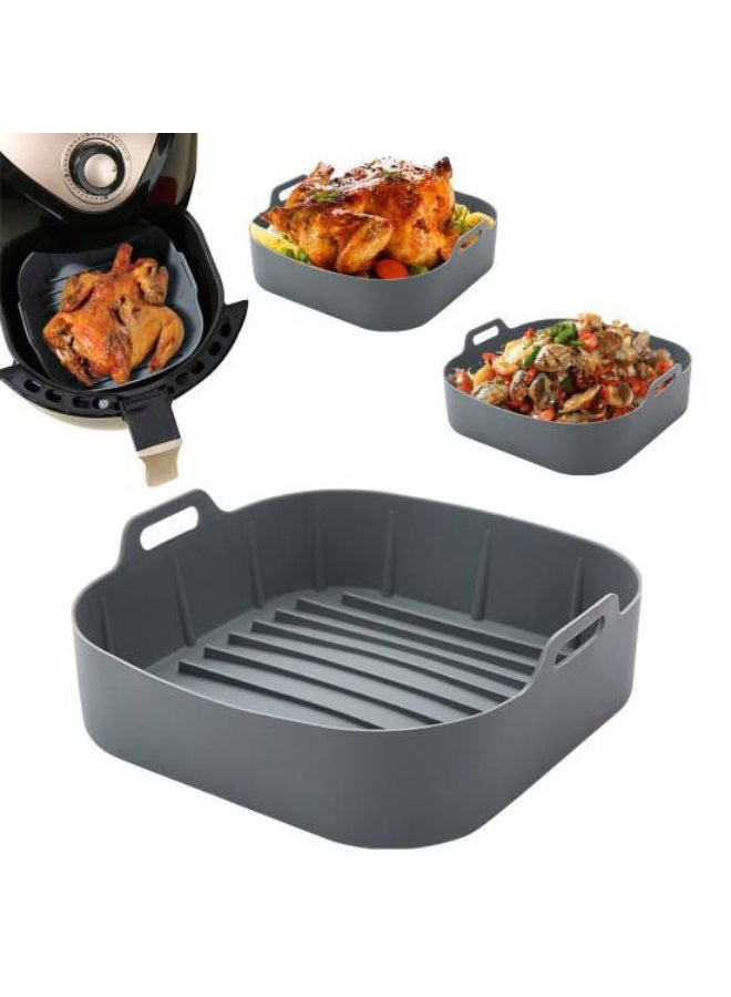 Modern 20cm Air Fryer Mold with High-Quality Material & Practical Design – Multi-Use Silicone Cooking Pot to Maintain Appliance Cleanliness L - Image 3