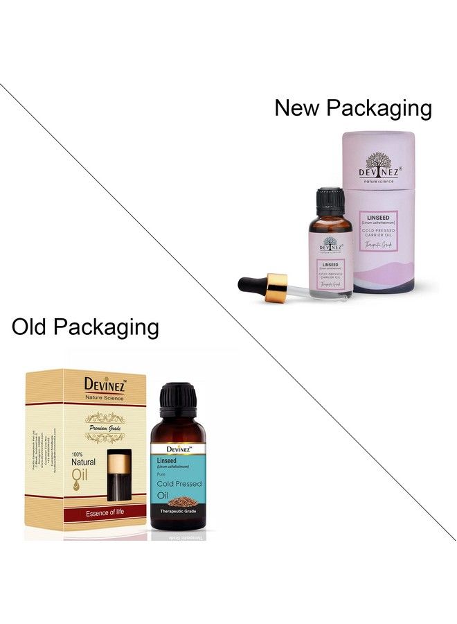 Devinez Linseed Coldpressed Oil 50Ml 100% Pure Natural Undiluted For Hair Skin And Nails With Omega 369 From Natural Ala - Image 3
