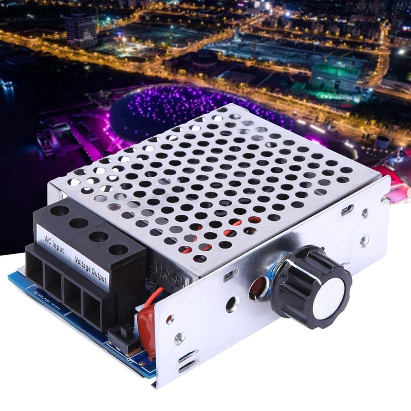 Dpofirs AC 110V 230V 10000W Voltage Regulator, Electronic Thyristor Voltage Regulator, SCR Voltage Regulator Dimmer, Motor Speed Controller - Image 3