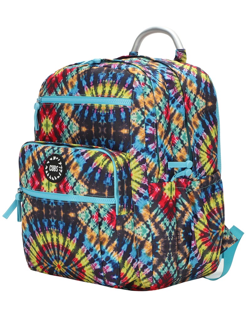 CUBS Tie Dyed Waterproof Kids 36L Backpack with zip closure Ideal for 8-15 years age group, Compatible with 15" Laptop - Image 2