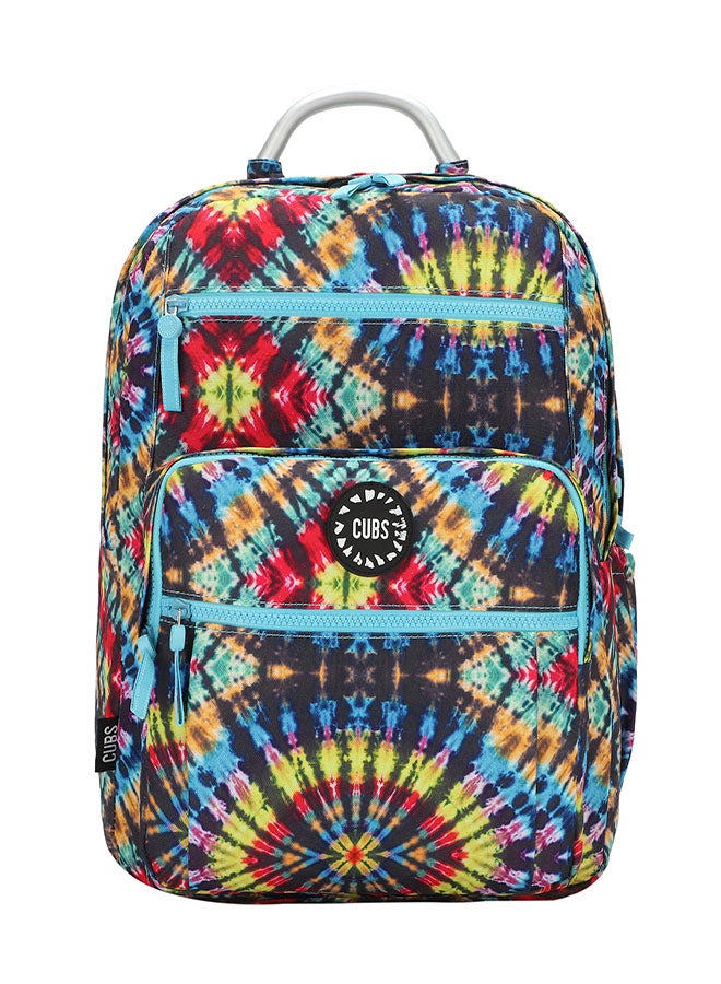CUBS Tie Dyed Waterproof Kids 36L Backpack with zip closure Ideal for 8-15 years age group, Compatible with 15" Laptop - Image 1
