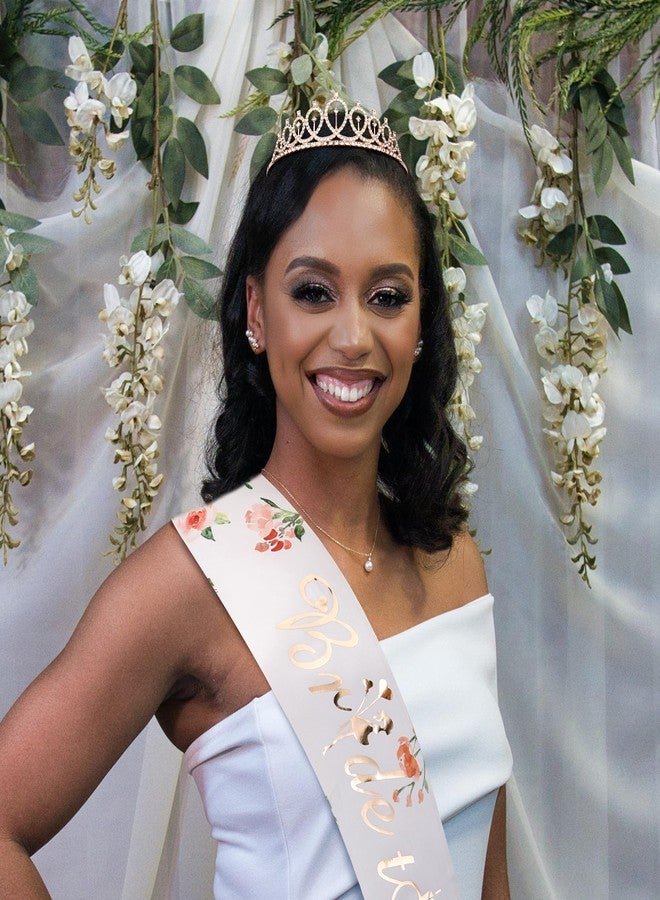 CIEHER Bride To Be Gifts: Sash, Tiara, Bachelorette & Bridal Shower Decorations - Image 2