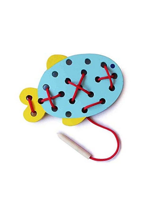 Shumee Wooden Sea Themed Lacing Toys Set (Age 2+ Years) - Set of 2 - Image 3