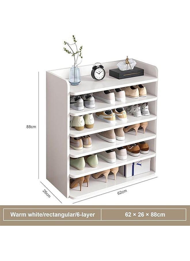 NKX - 6 Layer Wooden Shoe Rack - Image 1